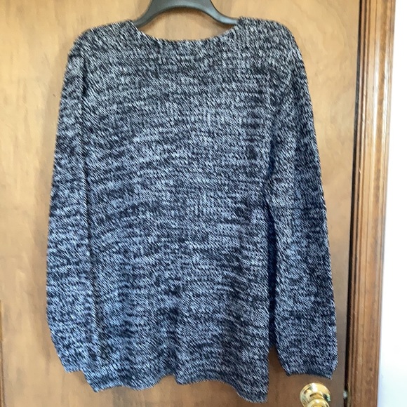 Hasting & Smith v neck pullover sweater black combo 3X - Picture 12 of 14